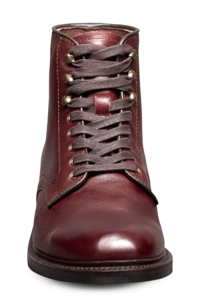 Allen Edmonds Higgins Mill Plain Toe Boot In Brown