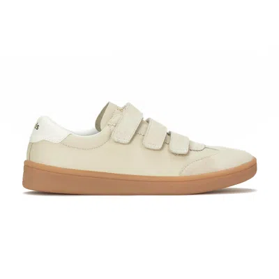 Keds Ace Ii Velcro Leather Sneakers Oatmeal In Brown
