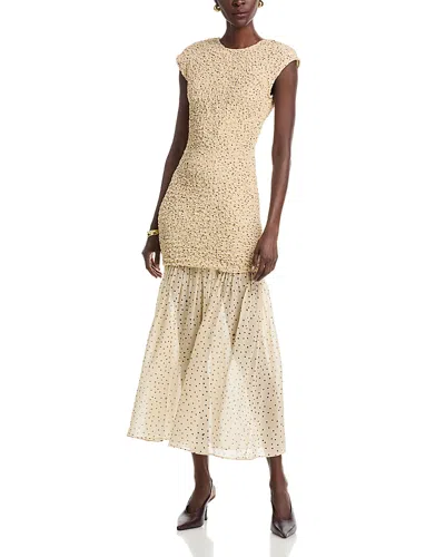 By Malene Birger Corinna Maxi Dress Polka Dot Print In Multi