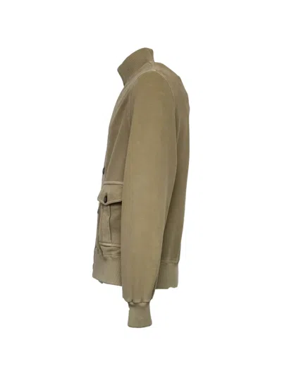 Dondup Buttoned Jacket In Green