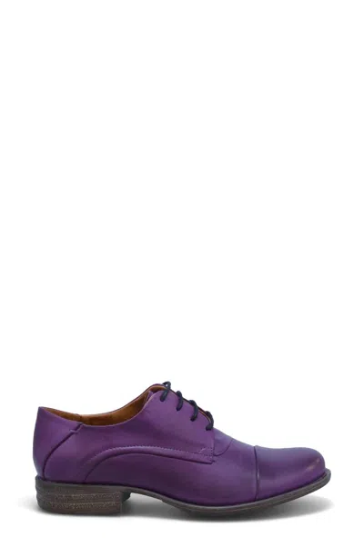 Miz Mooz Letty Oxford Flat In Purple