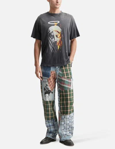 Saint Michael Devil Daddy T-shirt In Black