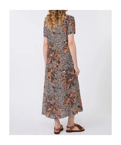 Weekend Max Mara Short Sleeve Dress In Multi