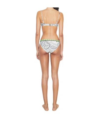 Tory Burch Printed Underwire Bikini Top In Multi