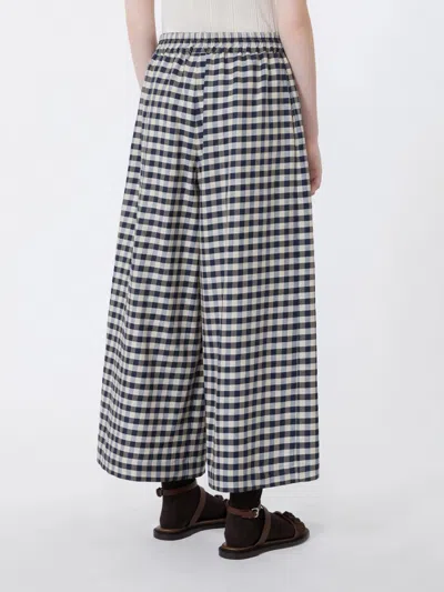 Weekend Max Mara Drawstring Casual Pants In Blue