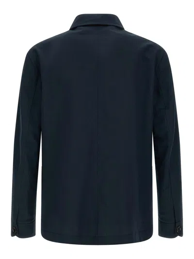 Brioni Desert Jacket In Blue