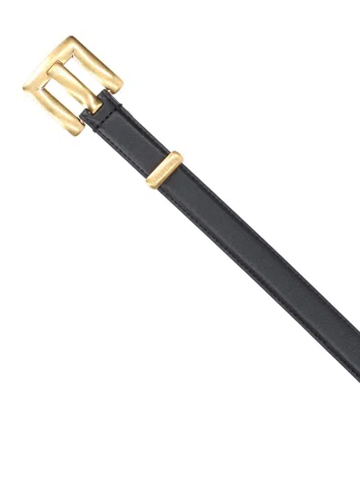Balmain Anthem Belt In Black
