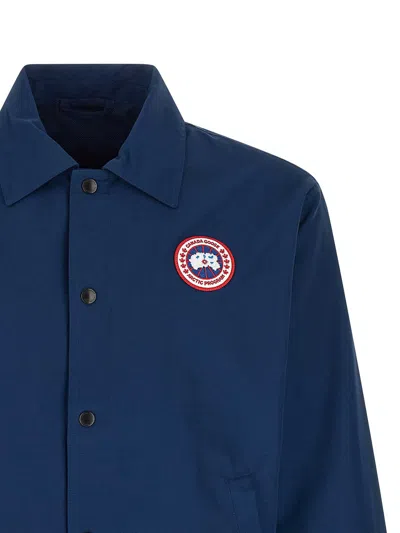 Canada Goose Regency Jacket Elastic Cuffs Drawstring Hem In Blue
