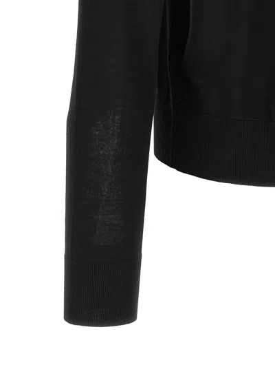 Dsquared2 Logo Embroidery Sweater In Black