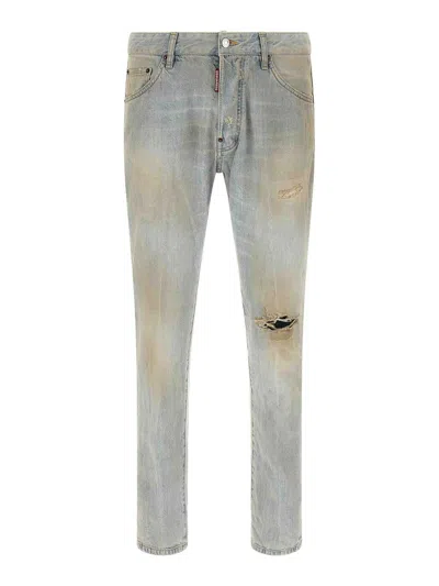 Dsquared2 Light Blue Denim Jeans In Blue