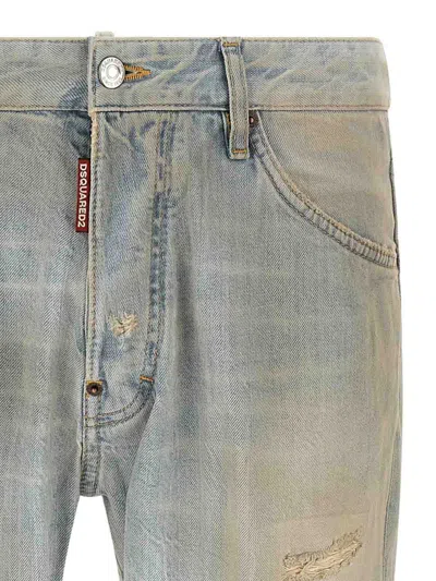 Dsquared2 Light Blue Denim Jeans In Blue