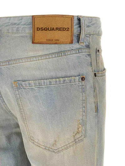 Dsquared2 Light Blue Denim Jeans In Blue
