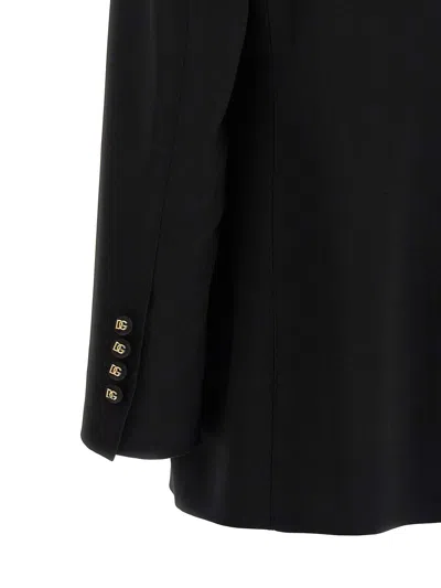 Dolce & Gabbana Turlington Tailored Jacket Single Breasted Lapels In Black