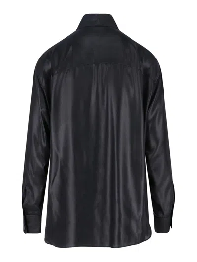 Diesel C-simplier Buttoned Logo Shirt In Black