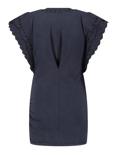 Isabel Marant Étoile Erisa Ruffled Floral-print Organic Cotton Cami In Black