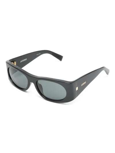 Jacquemus Square-frame Sunglasses In Orange