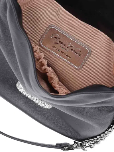 Roger Vivier Mini Bag In Black