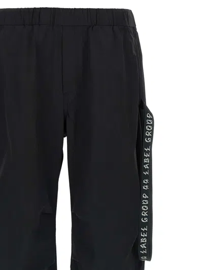 44 Label Group Id Drawsting Pants In Black