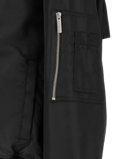 44 Label Group Outer Bomber Jacket In Black