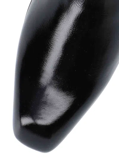 Khaite Glossy Enameled Leather Boot In Multi