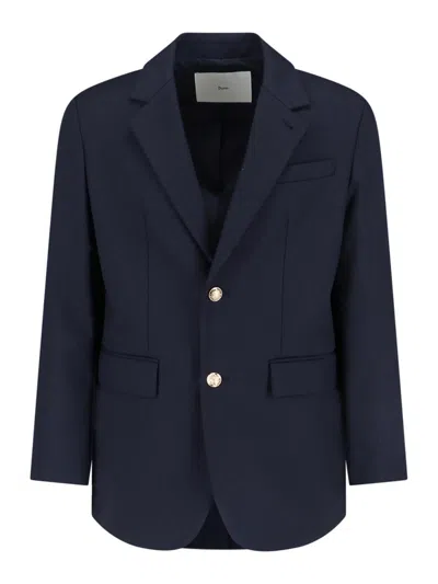 Dunst Single-breasted Blazer In Blue
