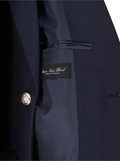 Dunst Single-breasted Blazer In Blue