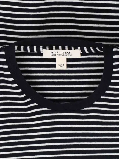 Nili Lotan Simone Tee In Gray