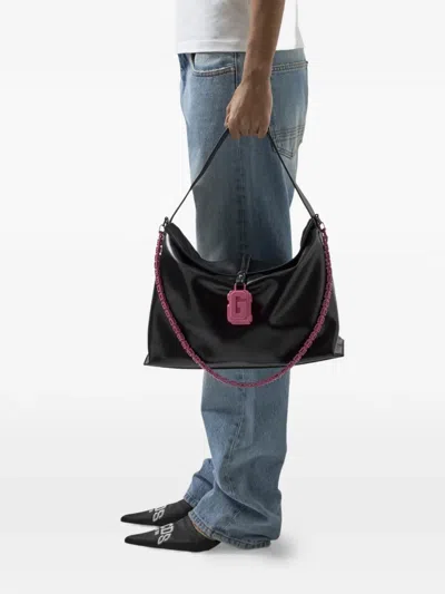 Gcds X Givenchy Mega Comma Shoulder Bag In Black