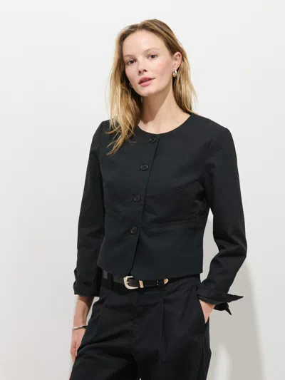 Alex Mill Soho Jacket In Cotton Linen In Black