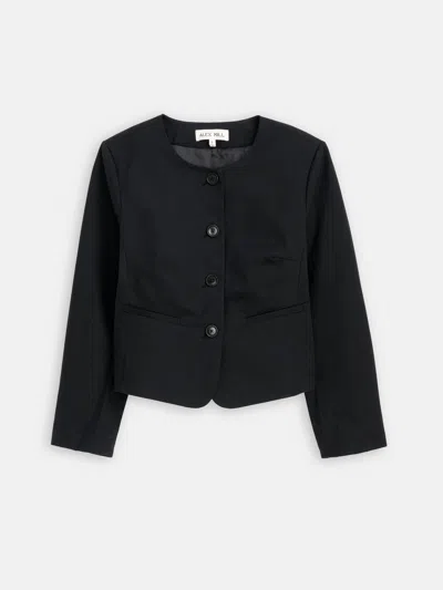 Alex Mill Soho Jacket In Cotton Linen In Black