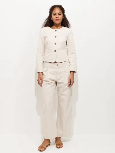 Alex Mill Soho Jacket In Cotton Linen In White