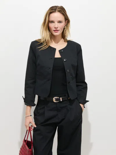 Alex Mill Soho Jacket In Cotton Linen In Black