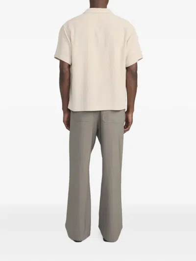 Frame Button Pocket Shirt In Neutral