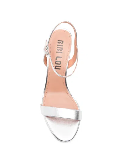 Bibi Lou Buckle-strap Sandals In Silver