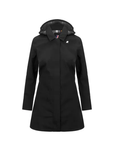 K-way Mathy Bonded Jersey In Black