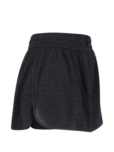 Oseree Buttoned Shorts In Black