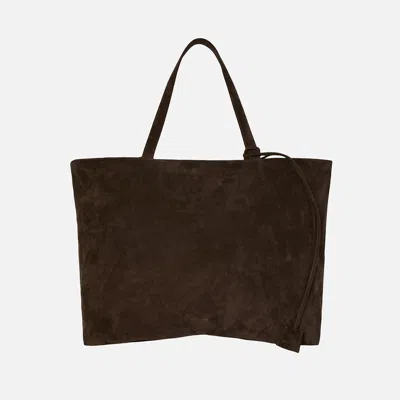 Duke & Dexter Men's Cb Suede Heathrow Handbag In Brown
