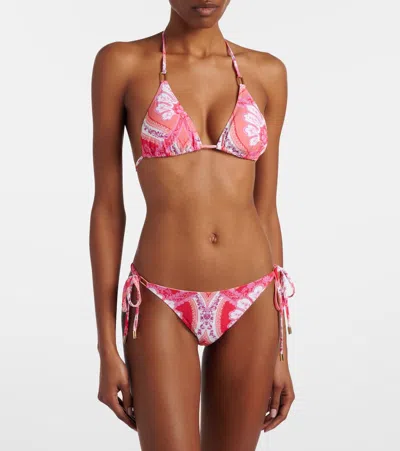 Melissa Odabash Cancun Printed Bikini Bottoms In Multi