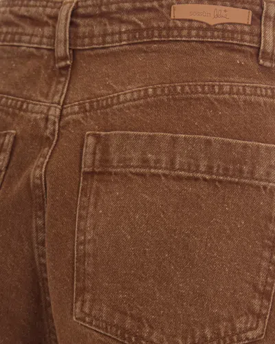 Sessun Pantalone Diegui Toffee In Brown