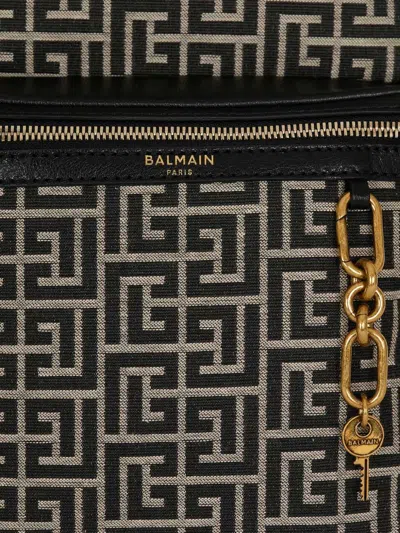 Balmain Pulse Backpack With Jacquard Monogram