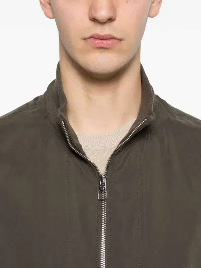 Montecore Flap-pocket Zipped Jacket In Brown