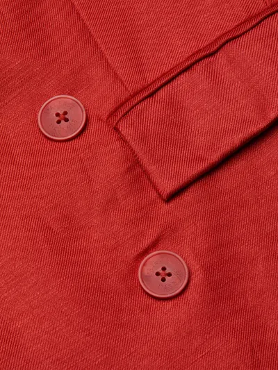 L'agence Cambrie Oversized Blazer In Red