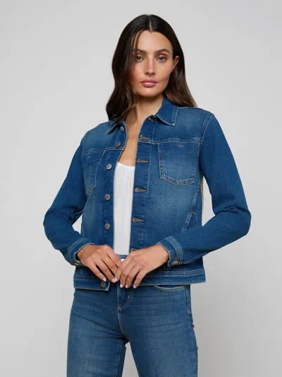L'agence Celine Jean Jacket In Blue