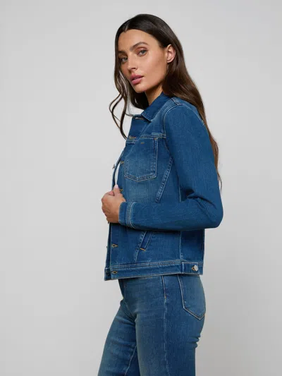 L'agence Celine Jean Jacket In Blue