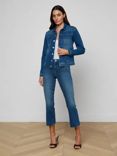 L'agence Celine Jean Jacket In Blue