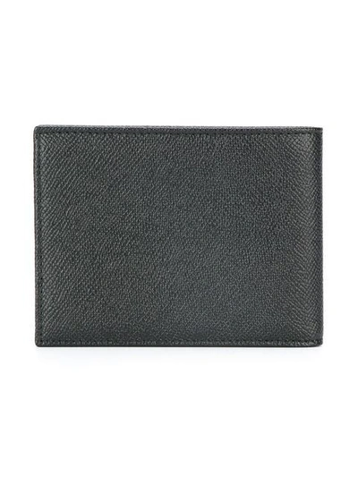 Shop Dolce & Gabbana Dauphine Leather Billfold Wallet - Black