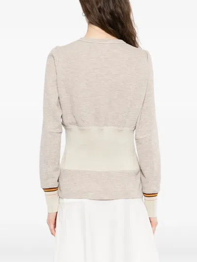 Toga Double Face T-shirt In Neutral