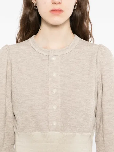 Toga Double Face T-shirt In Neutral