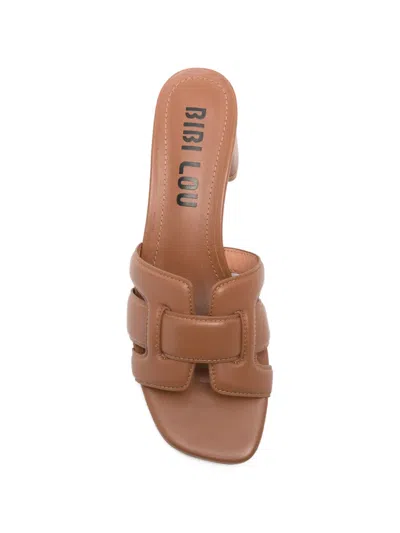 Bibi Lou Leather Mules In Brown