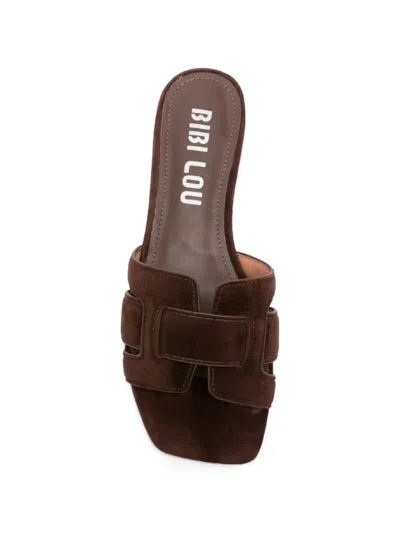 Bibi Lou Cut-out Sandals In Brown